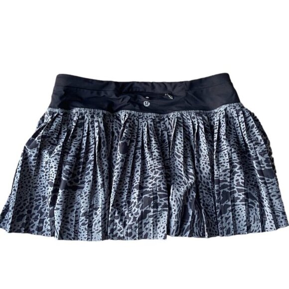 Lululemon Pleat To Street Skirt IIWatermark Slate Black size 6 - Picture 14 of 14